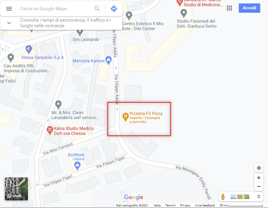 Come inserire la mia Azienda su Google? - icona attività su Google Maps